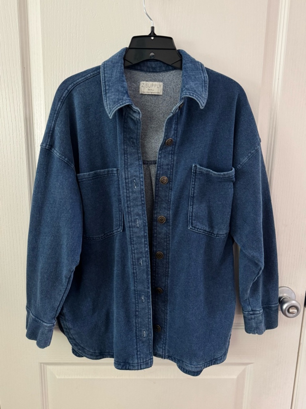 Z Supply Indigo Denim Button-Up Jacket - Picture 6 of 9